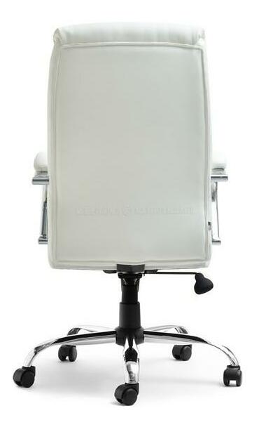 Kreslo Luxus (biela + chrómová)