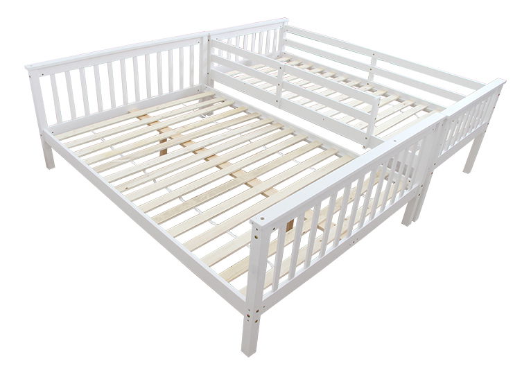 Poschodová posteľ 90 cm Bagira (s roštom) *výpredaj