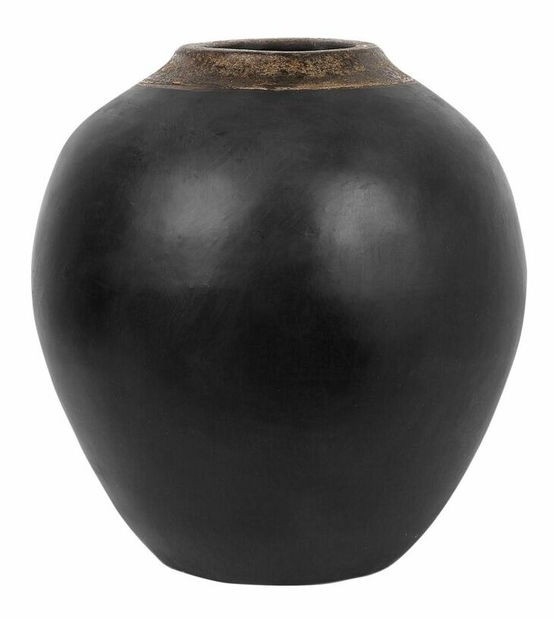 Váza LAURECIA 31 cm (keramika) (čierna)