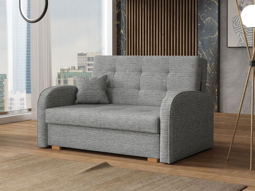 Rozkladacia pohovka Carivia Gold II (stredná sivá) (s úl. priestorom)