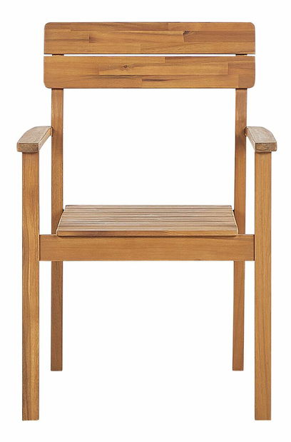 Set 6 ks záhradných stoličiek Fernanda (svetlé drevo)