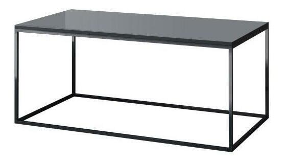 Masă de cafea Henry Typ 99 (gri + gri lucios)