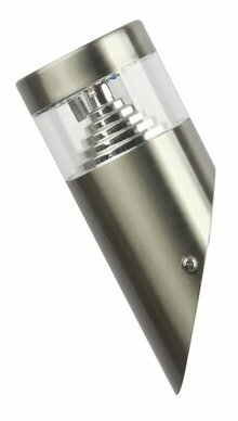 Vonkajšie nástenné LED svietidlo Lisbon (priehľadná + nehrdzavejúca ocel)