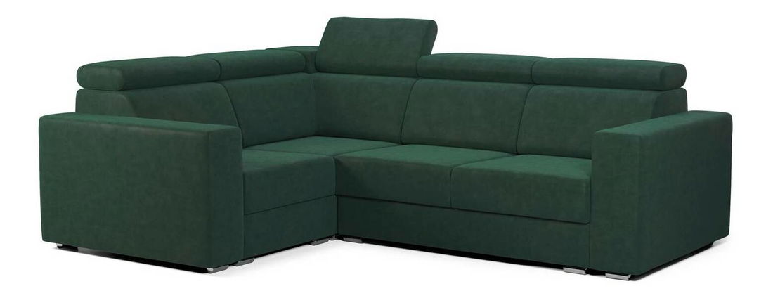 Sarokkanapé Viktoria 2R2 (B) (sötétzöld)