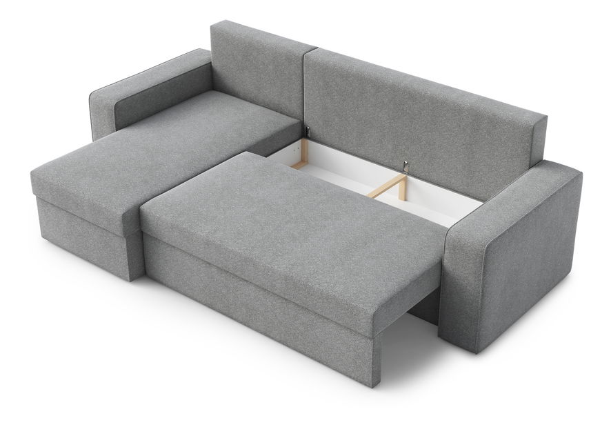 Rohová sedacia súprava Duff (L) (khaki)