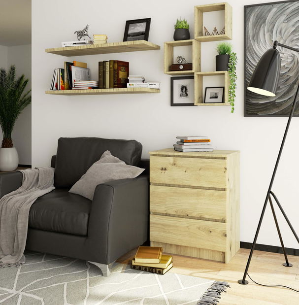 Komód Kalista II (artisan tölgy)