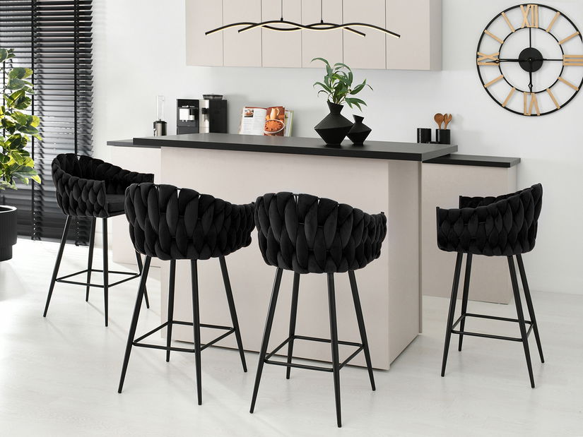 Barová stolička Proenia (čierna)