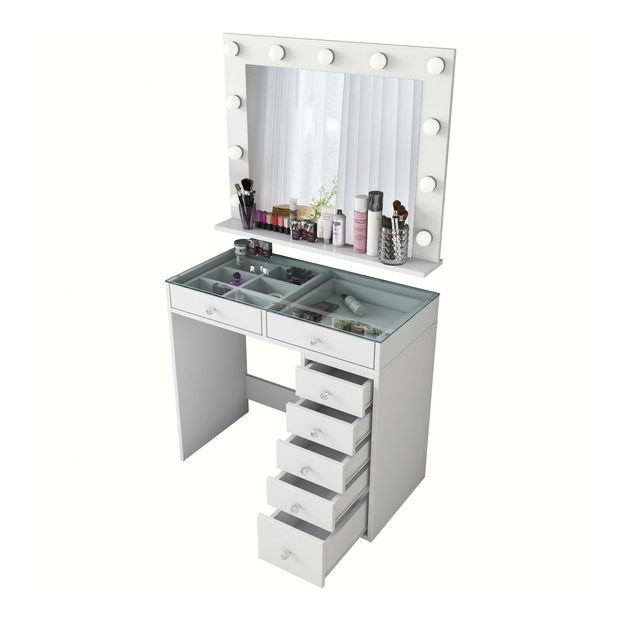 Fésülködőasztal Blake 117 (fehér)