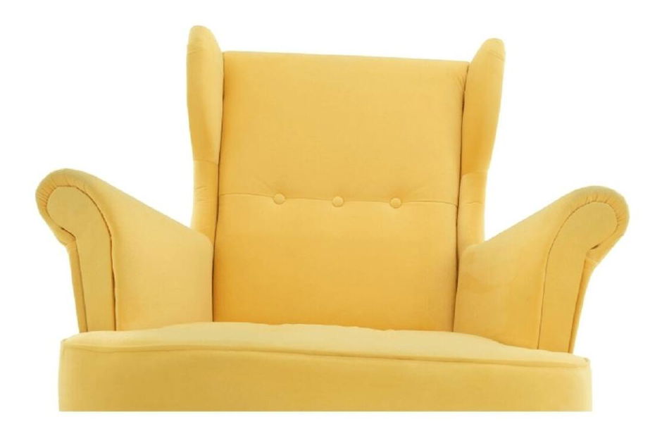 Füles fotel Repetidas (sárga + wenge) 