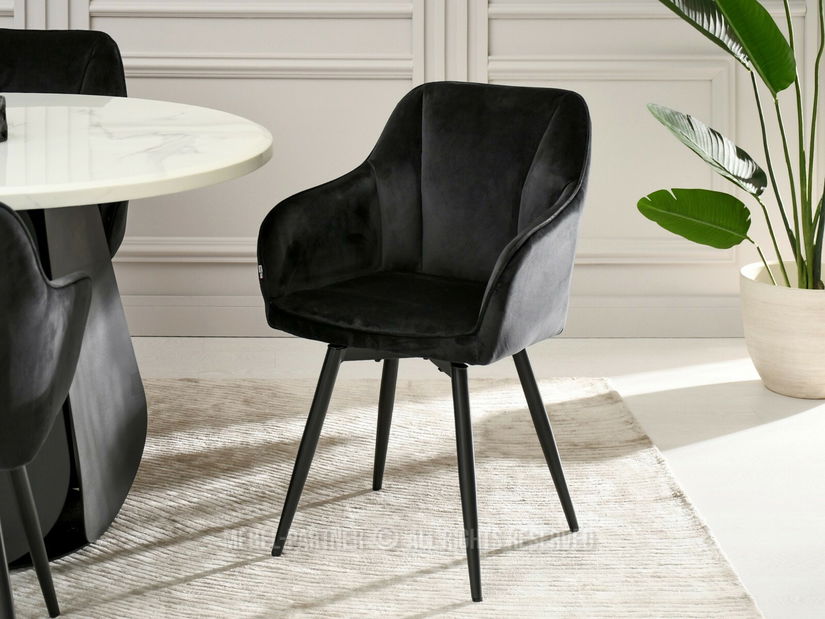 Scaun sufragerie Banistas (negru)