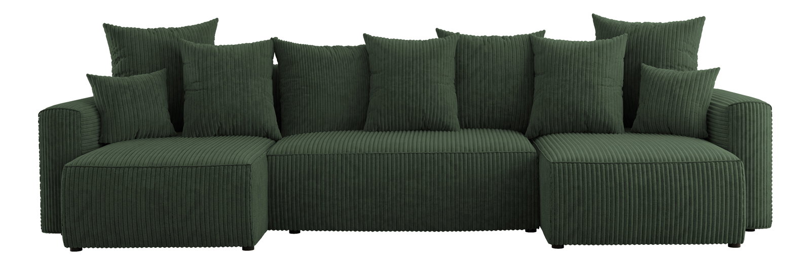 Kutna garnitura Denia U (tamnozelena)