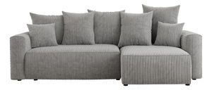 Rohová sedačka Denia (P) (svetlosivá)