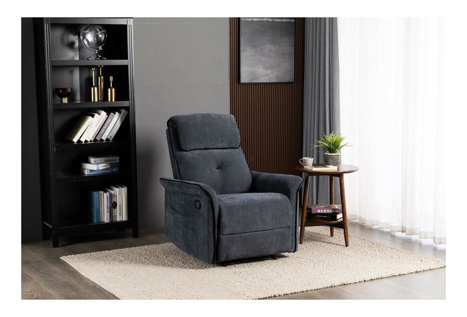 Polohovacie kreslo Trato (sivá)