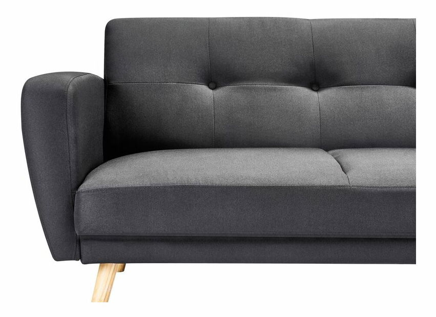 Kétszemélyes kanapé Flong (fekete)