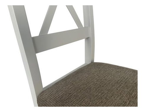 Set mobilier sufragerie (pentru 4 persoane) Arnold AL27 (cashmir + gri argintiu