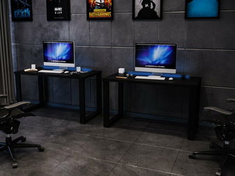 Gamer PC asztal Gamer S (fekete) (RGB LED világítással)