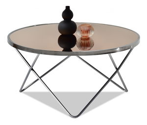 Konferenčný stolík Armin Xl (sklo + čierna)