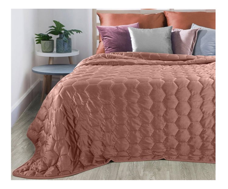 Prehoz na posteľ 240x220 cm GREG (marsala)