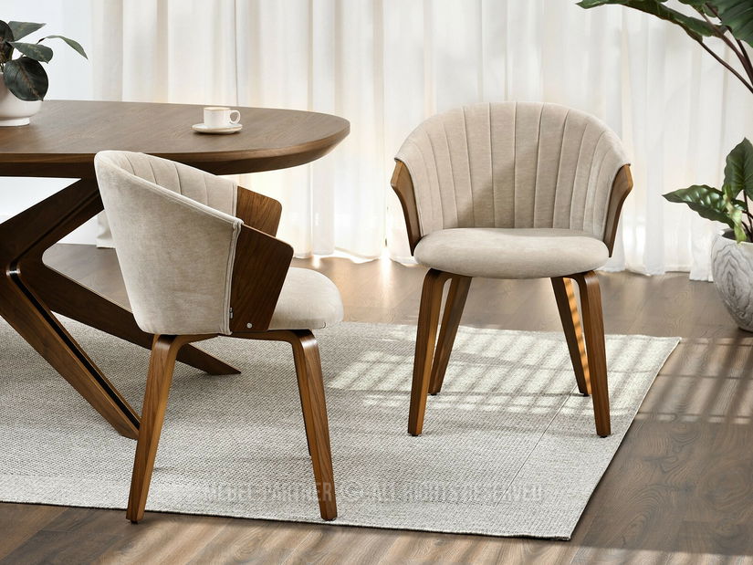 Blagovaonska stolica Giratorio (bež)