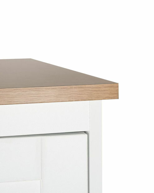 Šatníková skriňa Sidni (biela) 