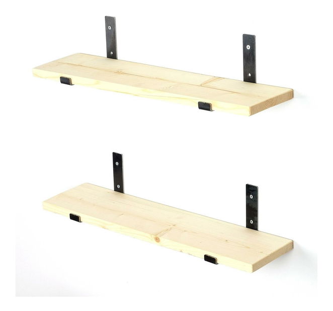 Set 2buc. polițe Dupone 5 (negru + stejar) 