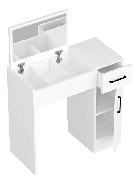 Toaletný stolík Nukela 3 (biela) 