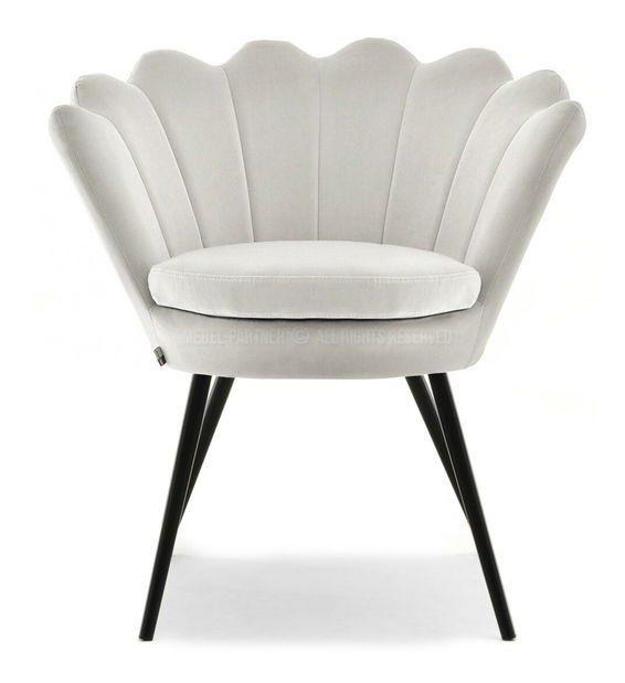 Kreslo Lasair (sivá + chrómová)