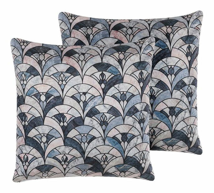 Set 2 buc. perne 45 x 45 cm KUDLA (colorată)