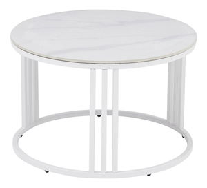 Konferenčný stolík Kenrucky (mramor biely) 