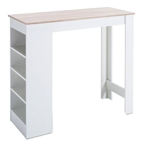 Barski stol Matioso (hrast sonoma + bijela)