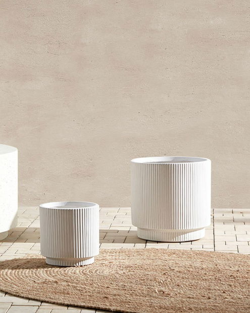 Saksija za cvijeće ⌀ 37 cm Dary (bijela)