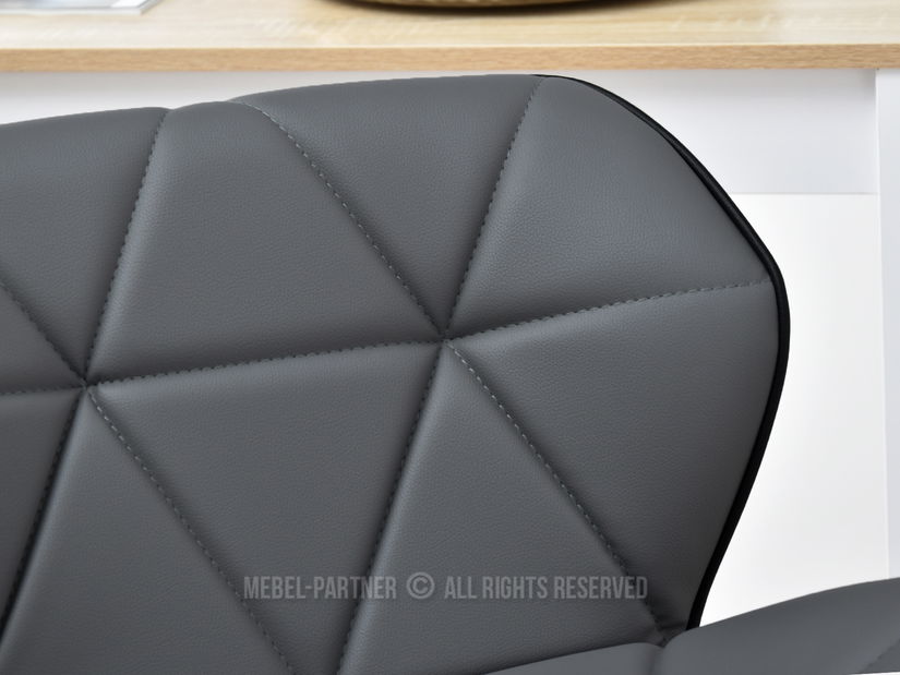 Stolička Huhu (sivá + chrómová)