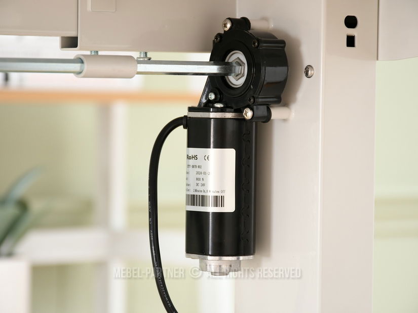 PC asztal Osto 100 (fehér tölgy + fehér)