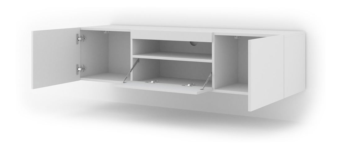 Masă TV/Dulap Aurinko 150 (mat alb)