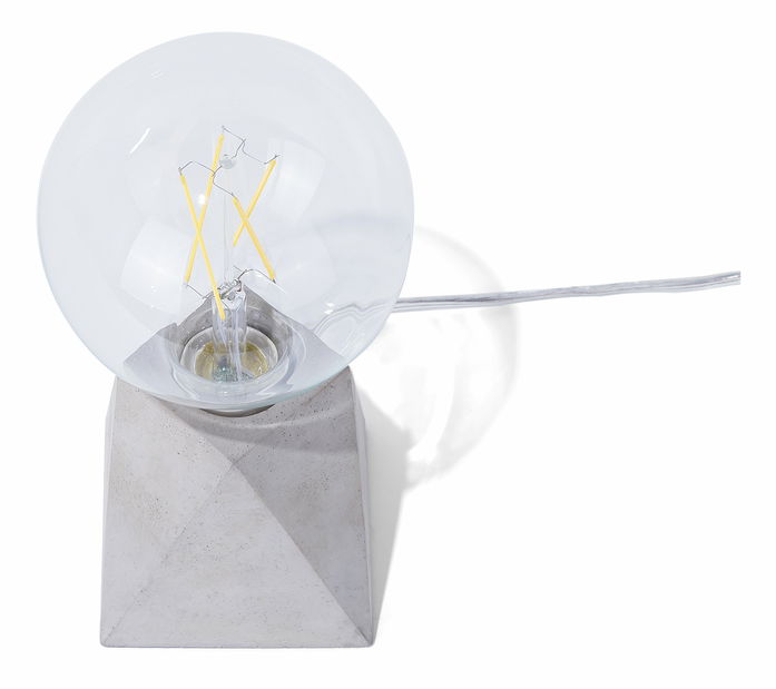 Stolná lampa Salsa (svetlosivá)