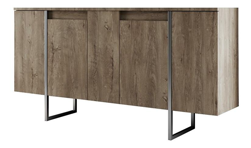 Mobilier living Luna set (Nuc + Argintiu) 