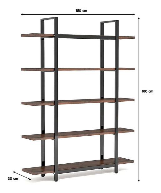 Regál Kedosi (hnedá) 