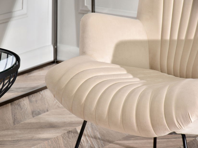 Fotoliu relax Nuttshell (bej + negru)