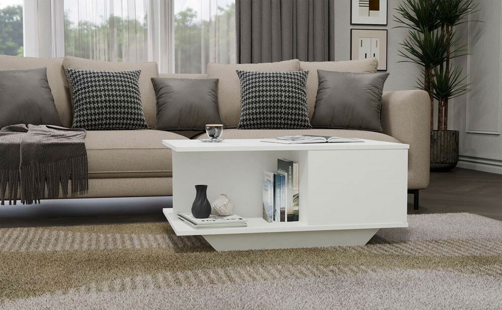 Konferenčný stolík Dosgracios 1 (biela)