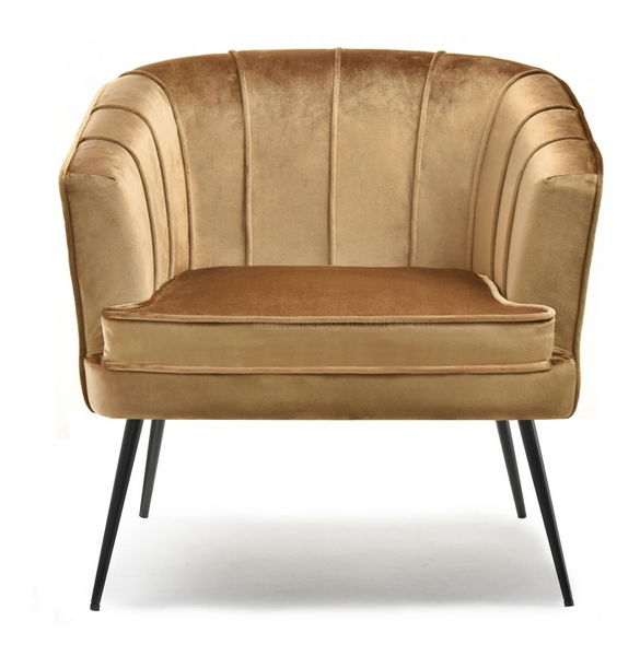 Fotel Etimee F (arany + fekete)