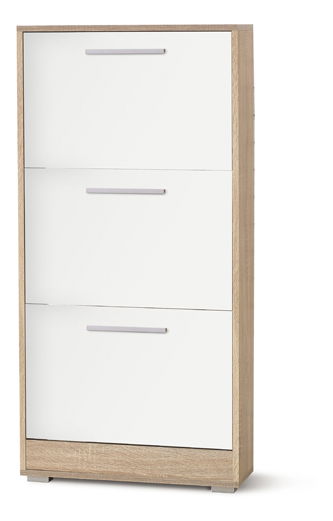 Botník (skrinka na topánky) Lima ST-1 (dub sonoma + biela)