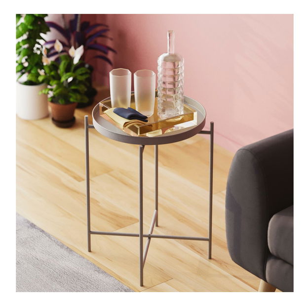 Dohányzóasztal Museli 4 (szürke) 