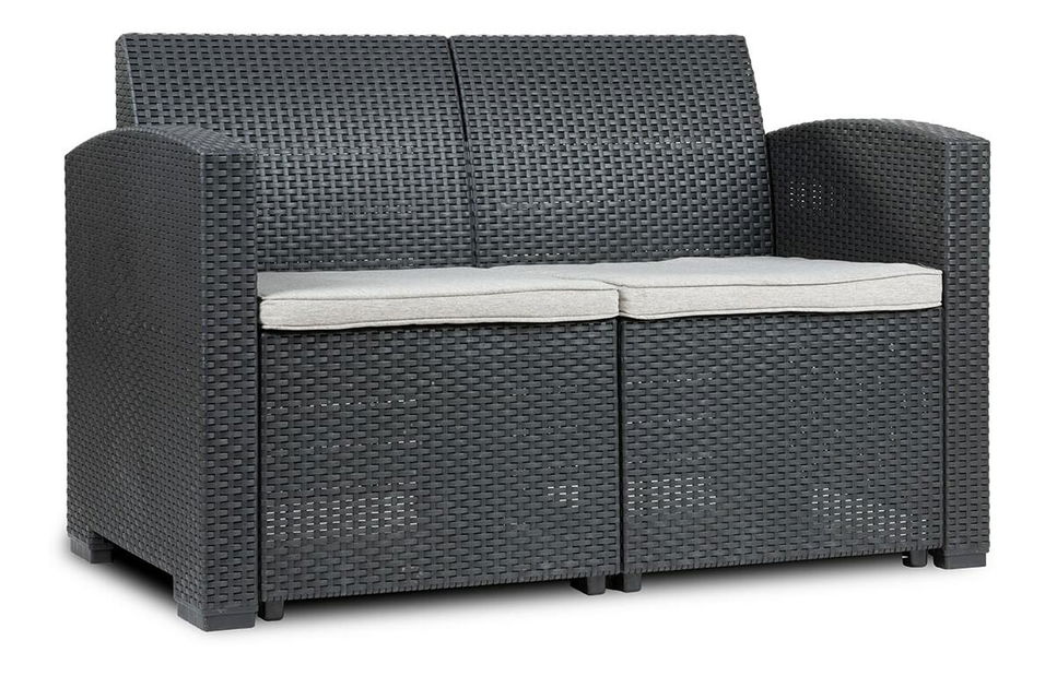 Set canapea fotoliu de grădină Farnese 2 (gri)