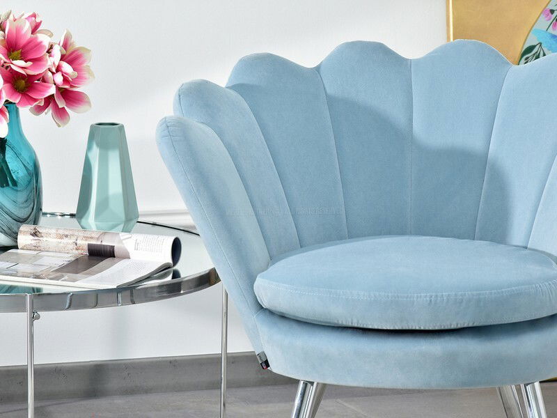 Fotoliu Lasair (albastru + auriu)