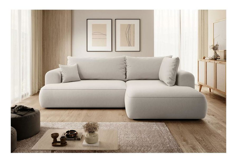 Colțar Olivo II (D) (alb + negru)