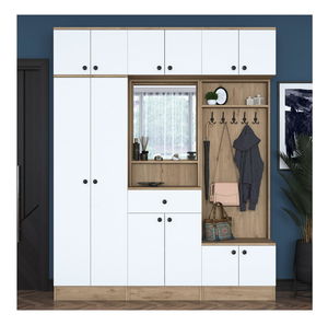 Predsoblje Emily 2 (bijela + orah)