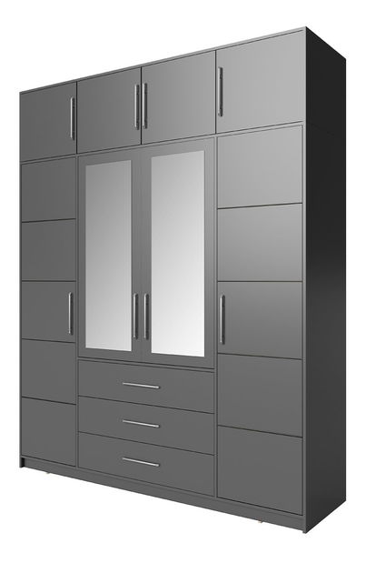 Nadogradnja za ormar za garderobu Mirjan Lily D4 (grafit) (rasprodaja)