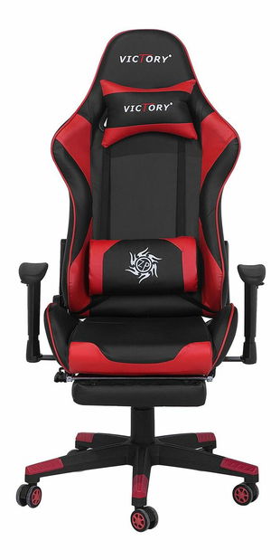 Uredska stolica Vittore (crna + crvena)