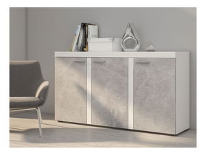 Comodă Rokara 2 (alb + beton)