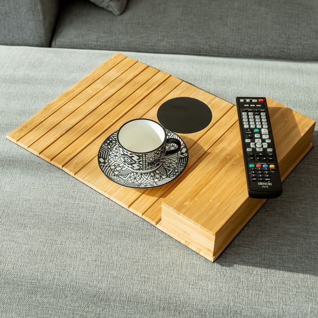 Tárolóalátét kanapéhoz Veda (barna)